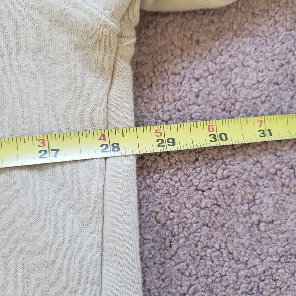 Halloween 2 Michael Myers Size 2XL Mens He's Back Cream Patchwork Hoodie Horror - Picture 7 of 8